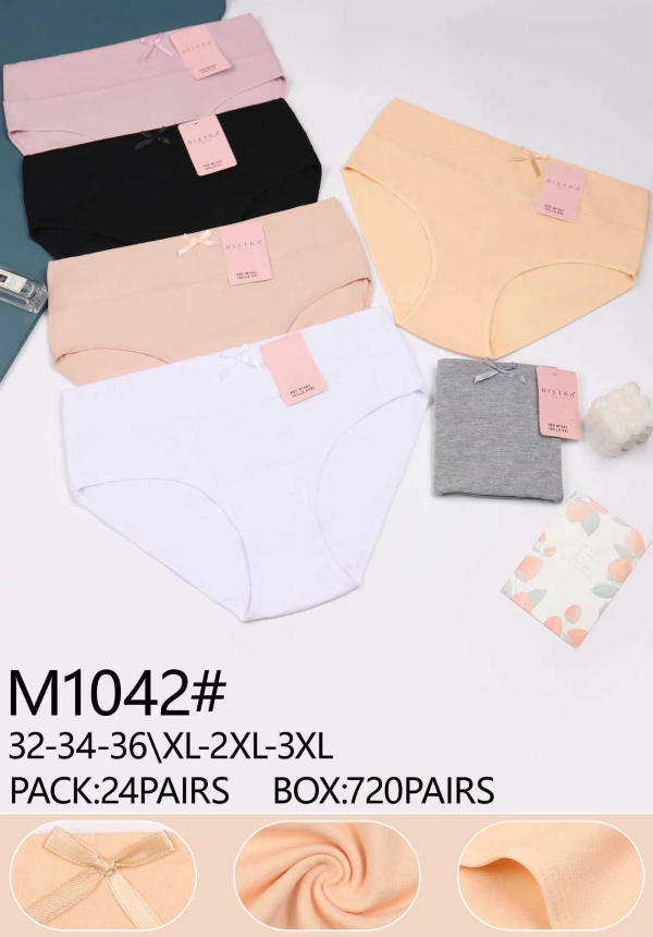 Majtki damskie Roz XL-3XL, Mix kolor Paczka 24 szt 1